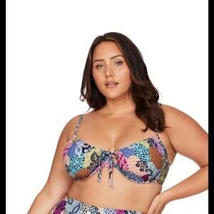 NWT Artesands Degas Bikini Top Salmagundi US 18 / AUS 20